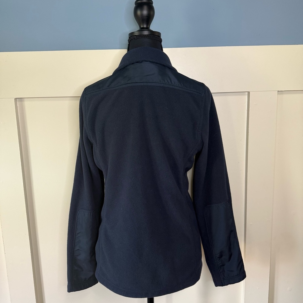 Chick-fil-A oobe Navy Zip-Up Fleece Jacket Women’s Small - Picture 3 of 5